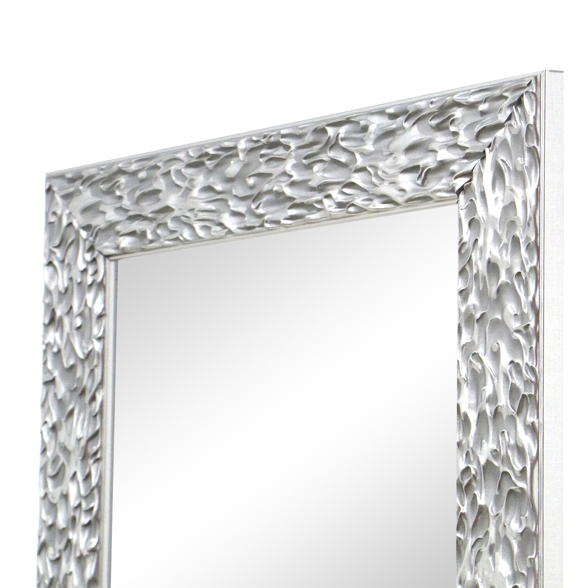 Espejo a medida con marco gris aluminio