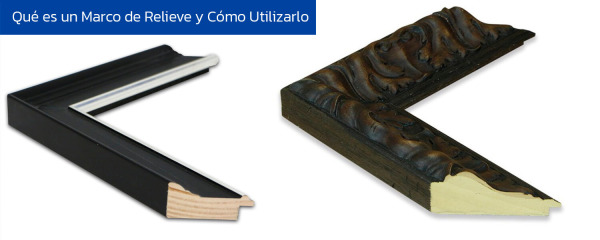 ¿Qué es un marco de relieve y cómo se utiliza?